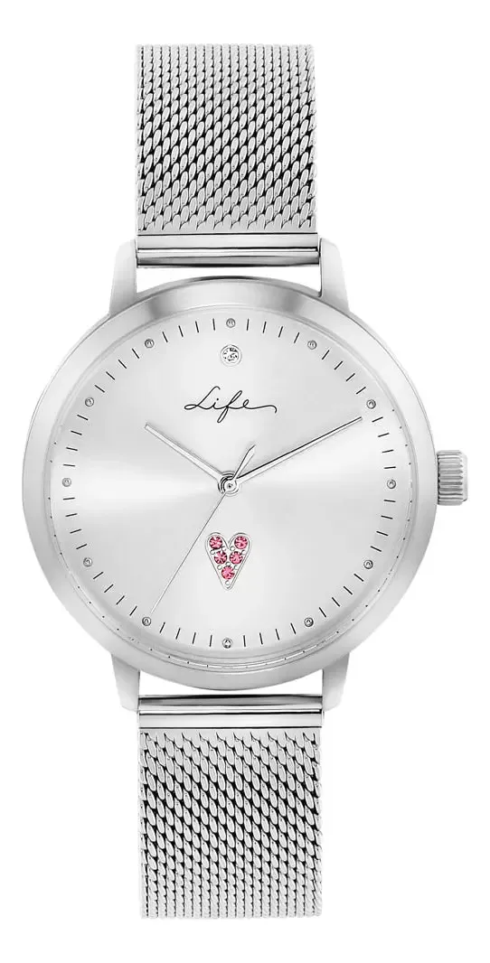 Relógio Life Cuore Feminino Aço Prateado Prateado