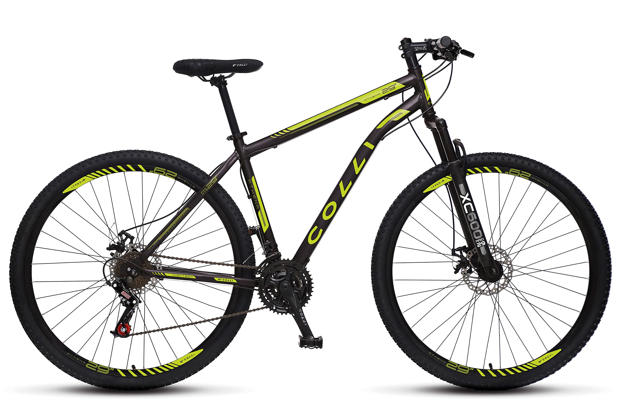 Colli Bike, Bicicleta Athena Aro 29 Freios a Disco Dianteiro e Traseiro, 36 Raias, 21 Marchas, Suspensão Dianteira