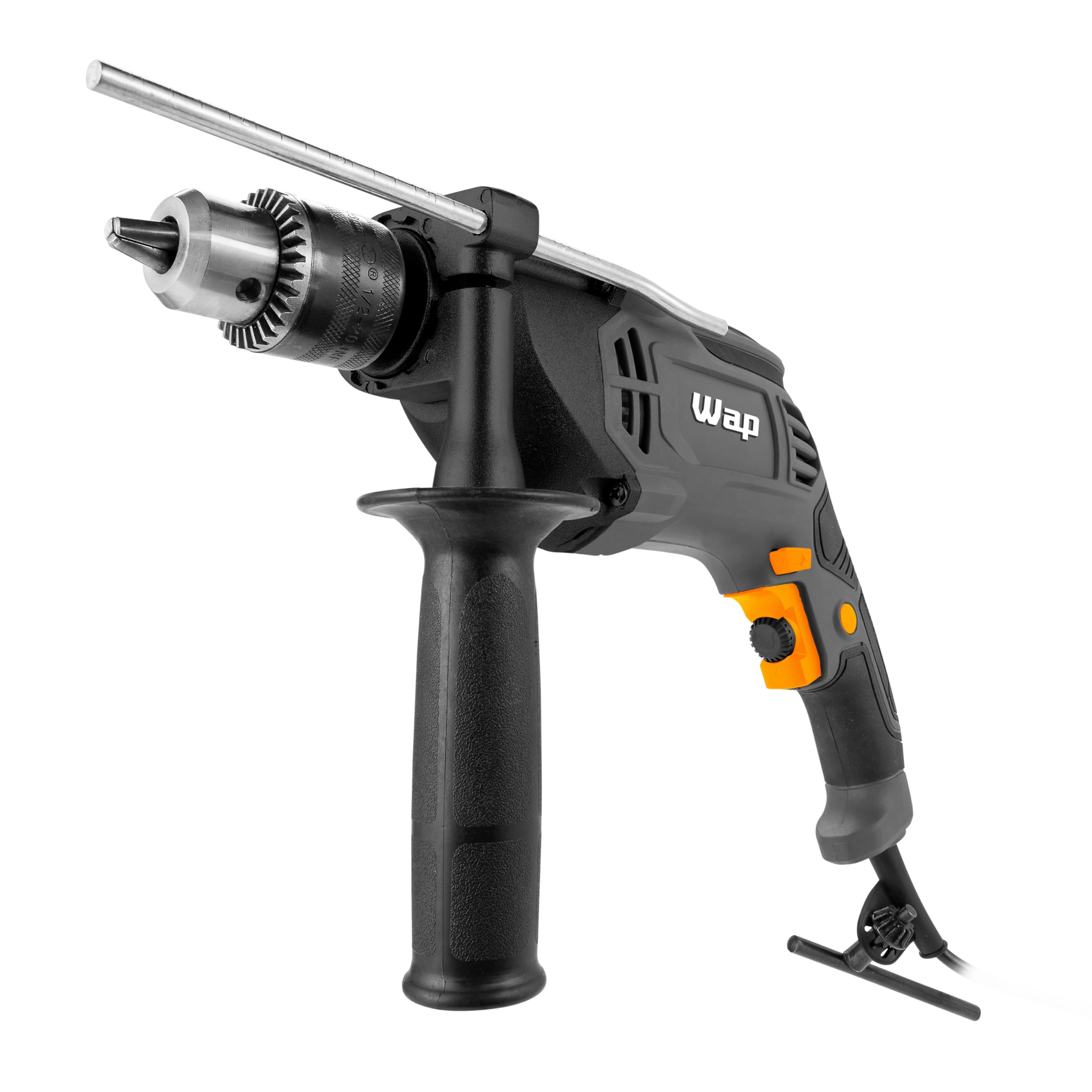 WAP Furadeira Parafusadeira de Impacto WF 1000FE 1/2' com Seletor de Velocidade e Limitador de Profundidade 22Nm 1000W 220V