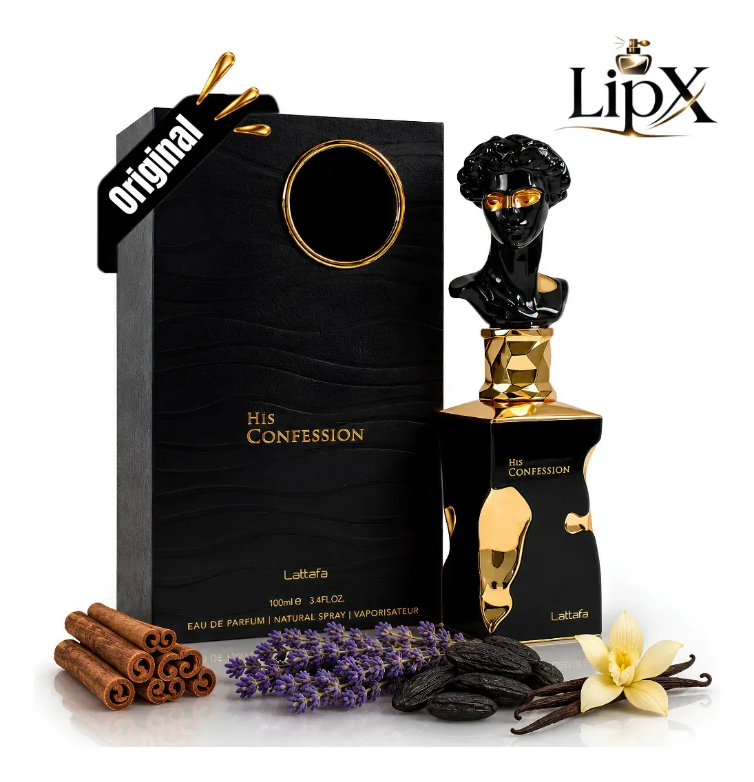Perfume Árabe His Confession Masculino Original 100ML