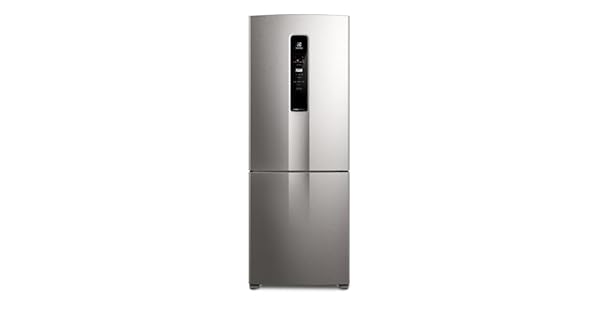Geladeira Electrolux Frost Free 490L Efficient com AutoSense Inverse Inox Look (IB7S)