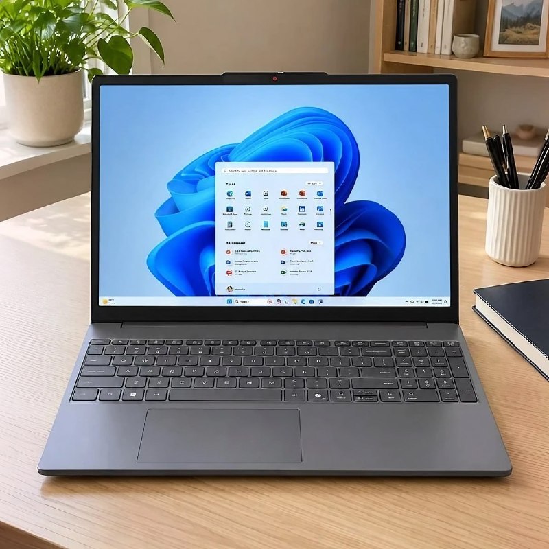 Notebook Lenovo IdeaPad Slim 3 15.3" Luna Grey - Intel Core 3 100U, 8GB RAM, 256GB SSD, Windows 11