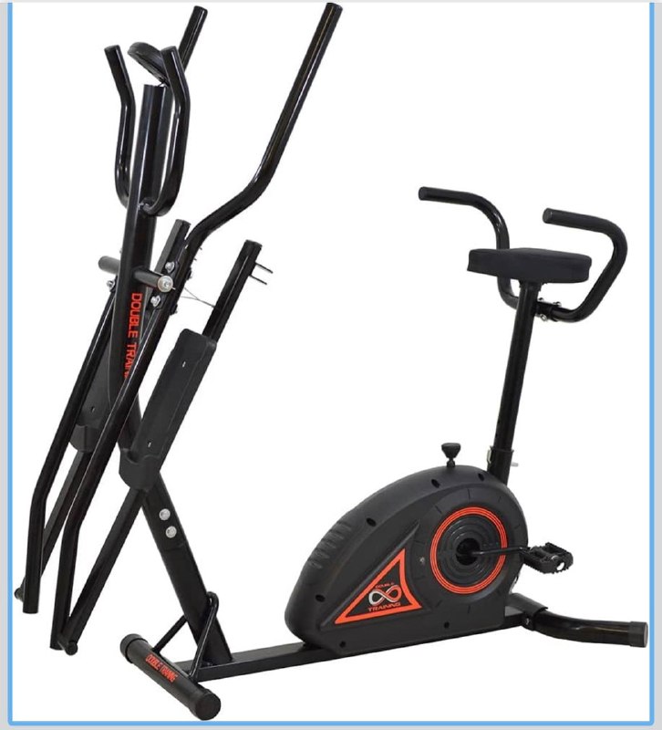 Poli Sports Elíptico Double Training Preto