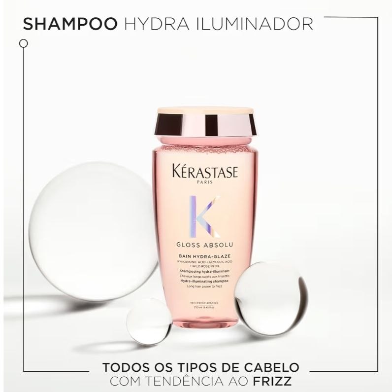 Kérastase Shampoo Iluminador Gloss Absolu Hydra-Glaze 250ml