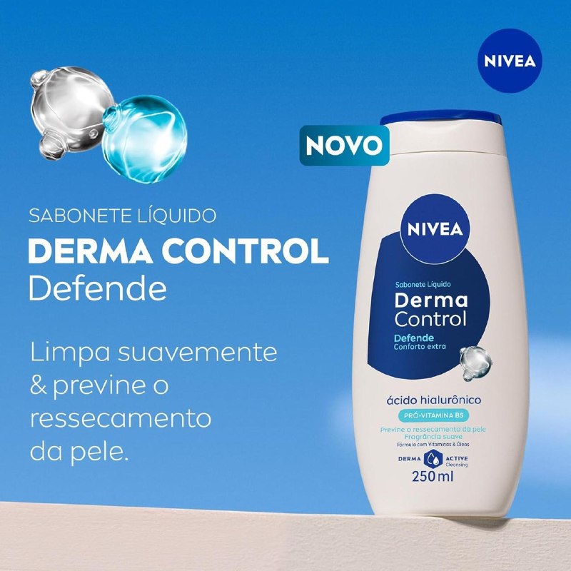 NIVEA Sabonete Líquido Derma Control Defende 250ml