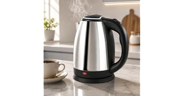 Chaleira Elétrica Inox 1,8L Aquecimento Rápido