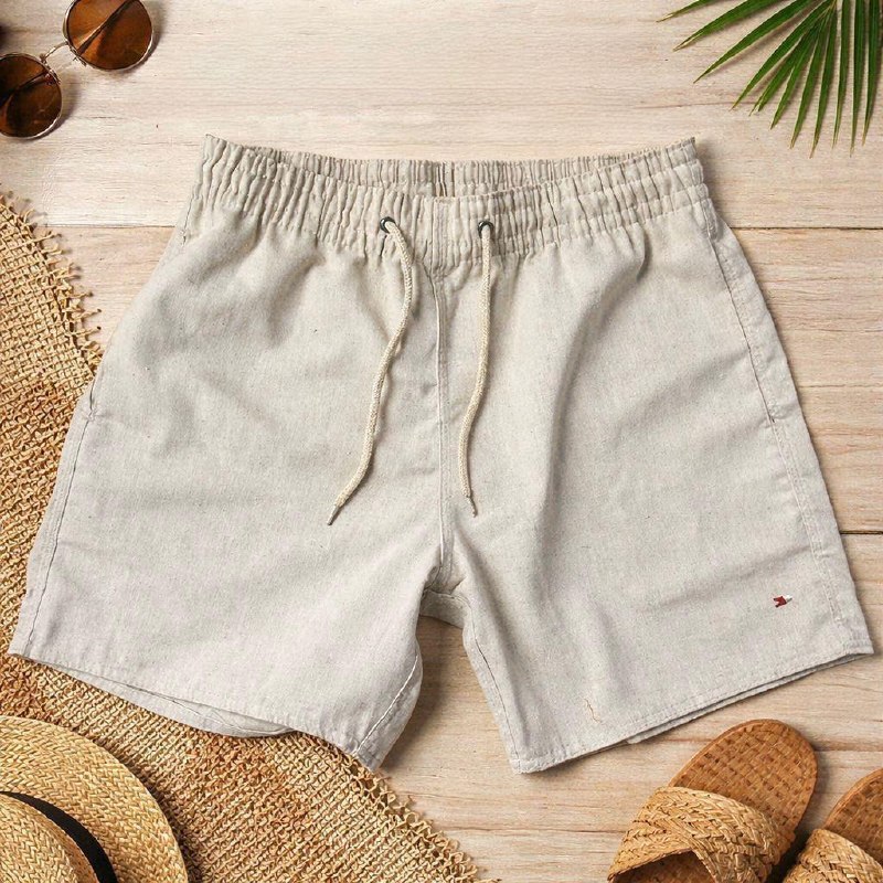 Shorts Linho Masculino Sandrini Casual