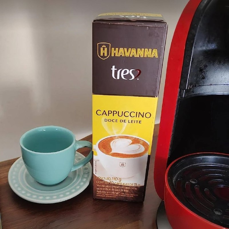 Capsula de Cappuccino Doce De Leite TRES 3 Corações 10 unid
