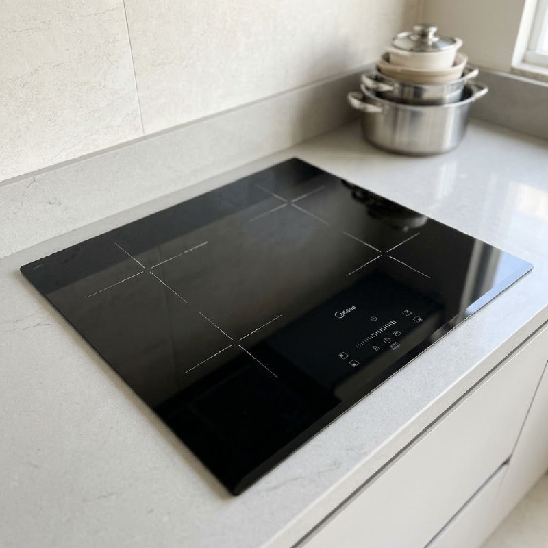 Cooktop 4 Bocas De Indução Midea Built In Even Pro