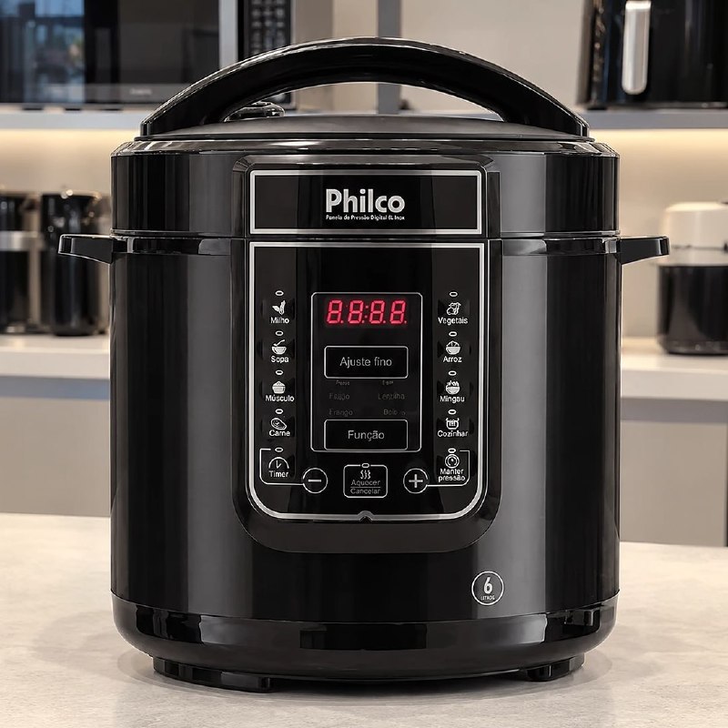 Panela De Pressão Elétrica Philco Ppp01p 6L 110V