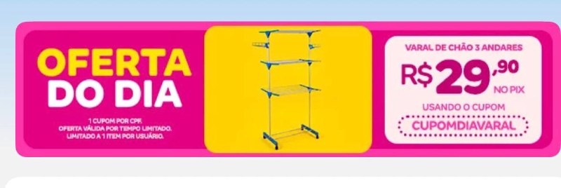 Varal De Chão Vertical Para Roupas 3 Andares Dobrável Portátil Grande - KONTUZ HOME