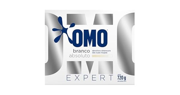 Lava-Roupas em Pó Omo Expert, Roupas Brancas, 720g | Livre de fosfato