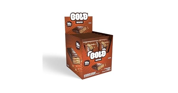 Bold Wafer Proteico 40g 10g Proteína Snack Avelã - 12 Unidades