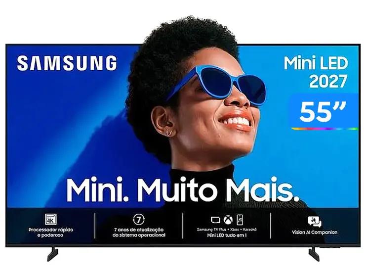 Smart TV 55 Samsung MiniLED 4K M75H Vision AI 2026 UN55M75HAGXZD
