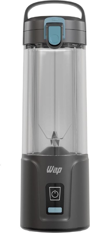 WAP Liquidificador Portátil WAP BLENDER MOVE 500ml Sem Fio 120W Com Tecnologia Safety Lock, Copo Squeeze e Proteção de Lâminas Para Viagens