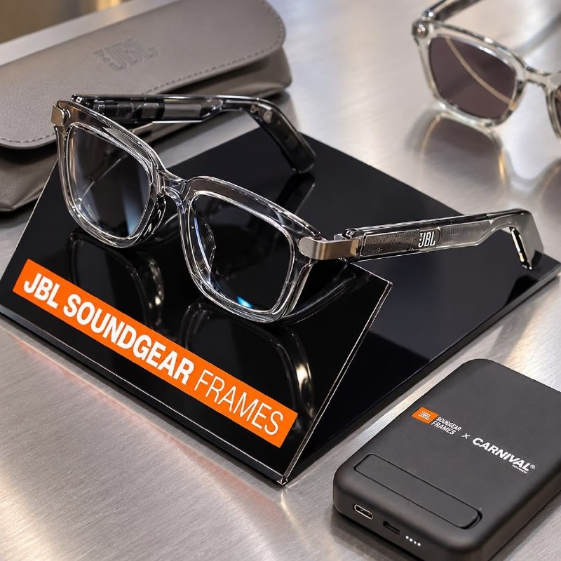 JBL Soundgear Frames Round Ônix