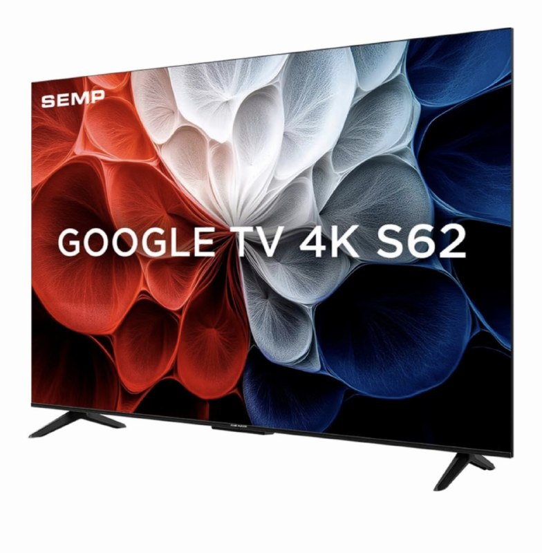 Smart TV Semp 43 Polegadas LED HVA 4K S62 WiFi Bluetooth Google TV 3 HDMI HDR10+ Dolby Audio 43S62