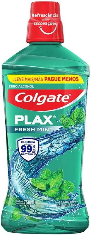 Colgate Plax Fresh Mint Enxaguante Bucal, 750 ml