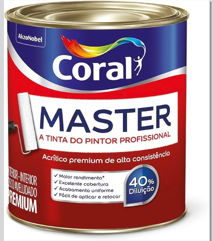 Master Branco 900ML - Coral