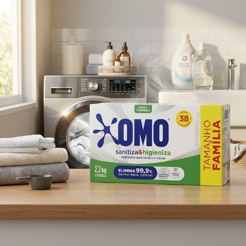 OMO Lavagem Perfeita Sanitiza & Higieniza 2.2Kg