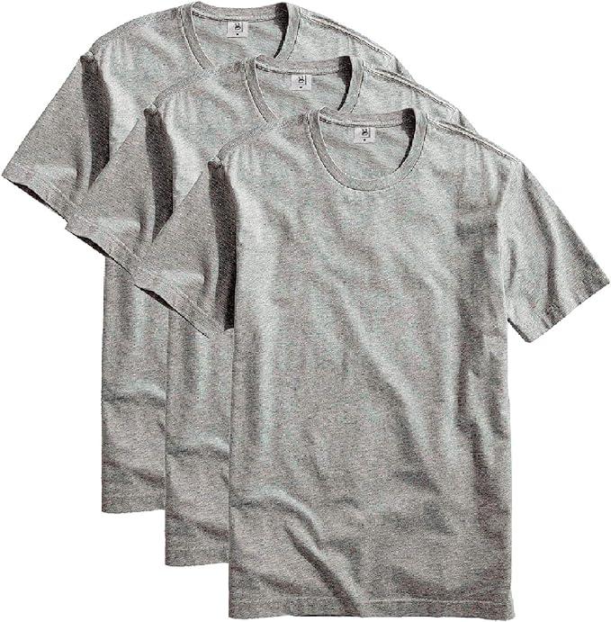 Kit com 3 Camisetas Masculina Básica Algodão Premium