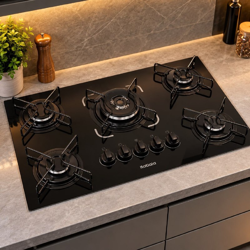 Cooktop Itatiaia ESS 5Q TC 127/220V PTO