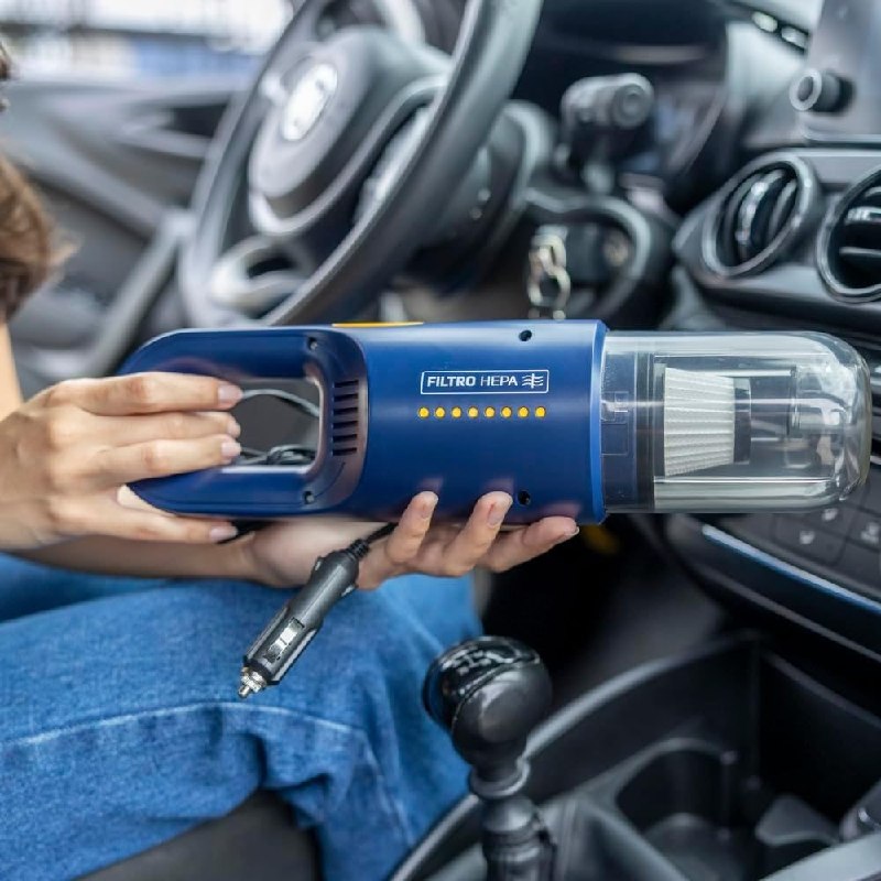 WAP Aspirador Automotivo Portátil 12V, 420ML Sólido, Filto Hepa, cabo de 3,7m CAR 12V3