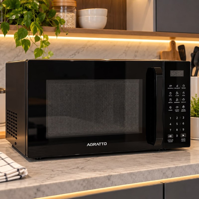 Micro-ondas Agratto AMIC01N-02 Preto 32L