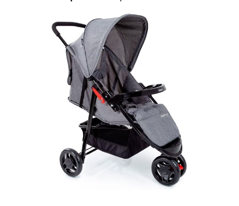 Cosco Kids Carrinho de Bebê Toffy Cinza Mescla