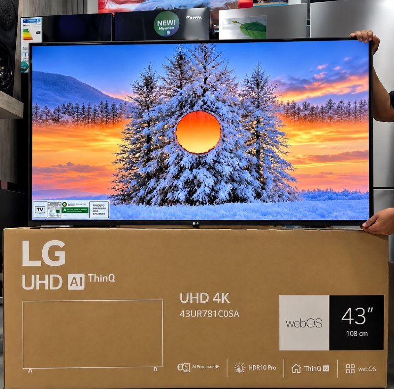 Smart TV LG 43" 4K UHD NANO AI 43UN85CBPSA.AWZ
