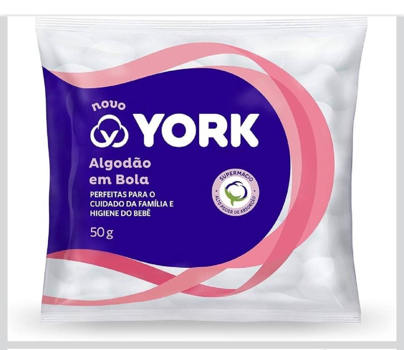 York Algodão Em Bola 50G Branco Unit