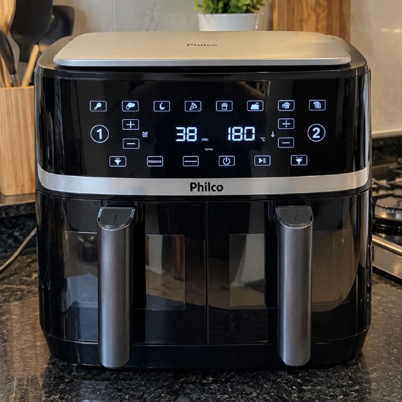 Air Fryer Philco 10L Cesto Duplo 2000W PAF10A 220V