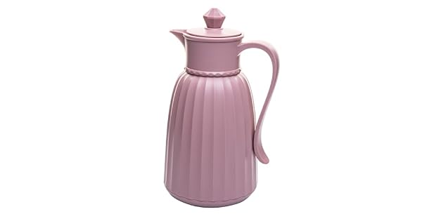 LYOR Garrafa Térmica de Plástico Queen Nude 1L - Mantém Bebida Quente ou Fria de 08-12 Horas
