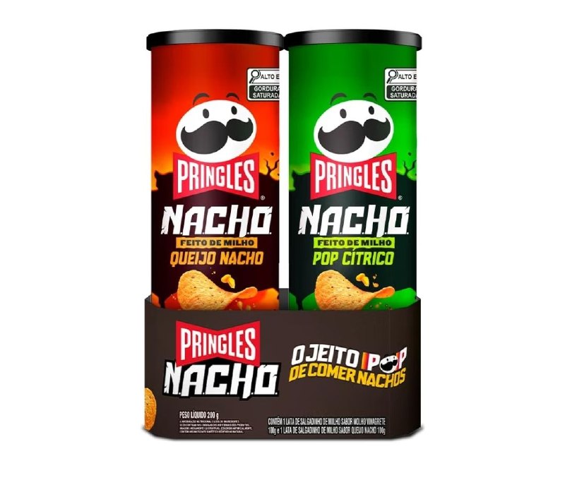 DuoPack Pringles Nacho 200g