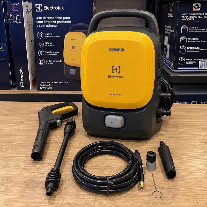 Lavadora de Alta Pressão Electrolux 1650PSI 1400W EasyWash QWS1650 110V